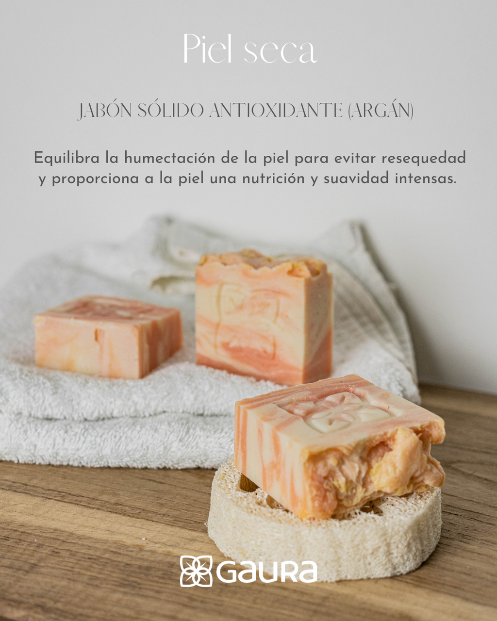 Jabón Sólido Antioxidante - Argán