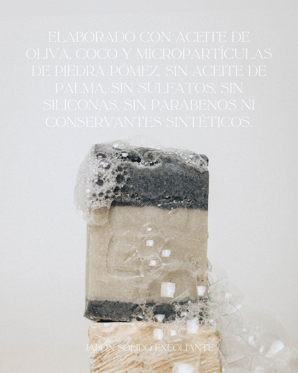 Jabón Sólido Exfoliante - Piedra Pómez