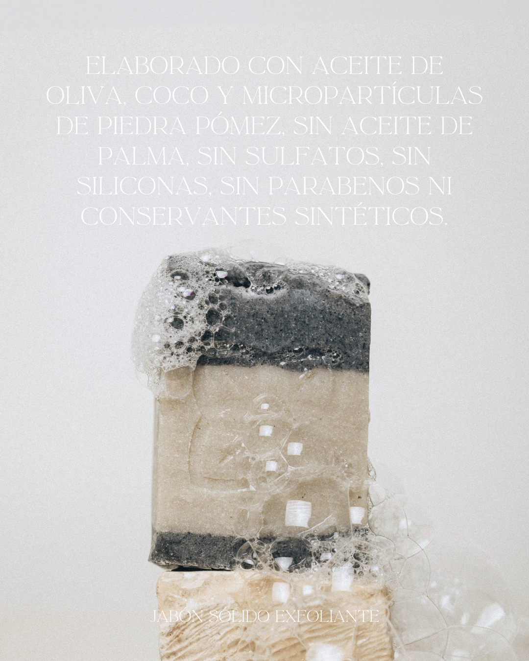 Jabón Sólido Exfoliante - Piedra Pómez