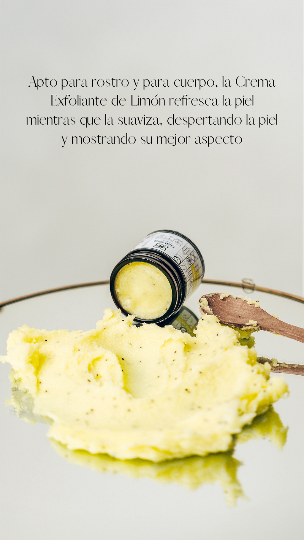 Crema Exfoliante de Limón