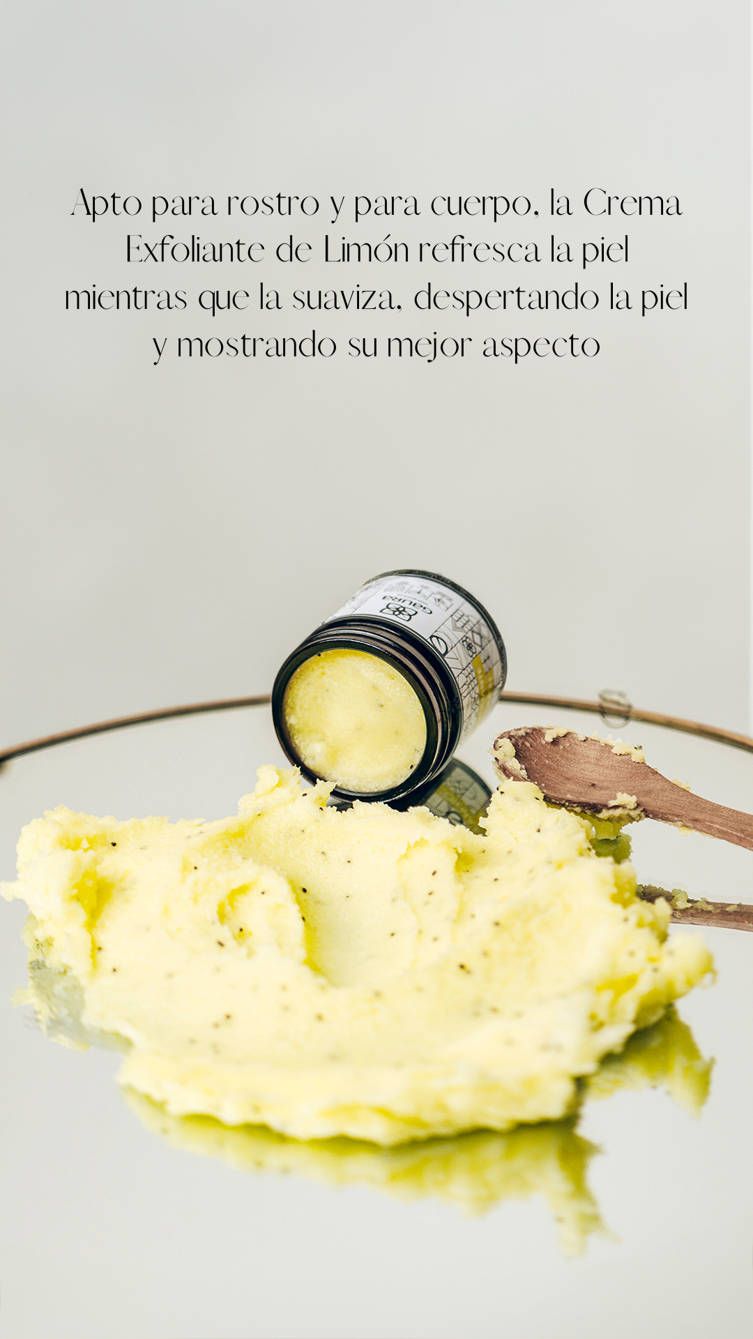 Crema Exfoliante de Limón