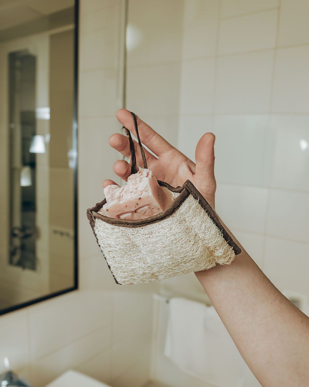 Estuche de Luffa para Jabón