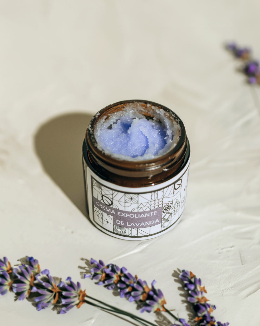 Crema Exfoliante de Lavanda