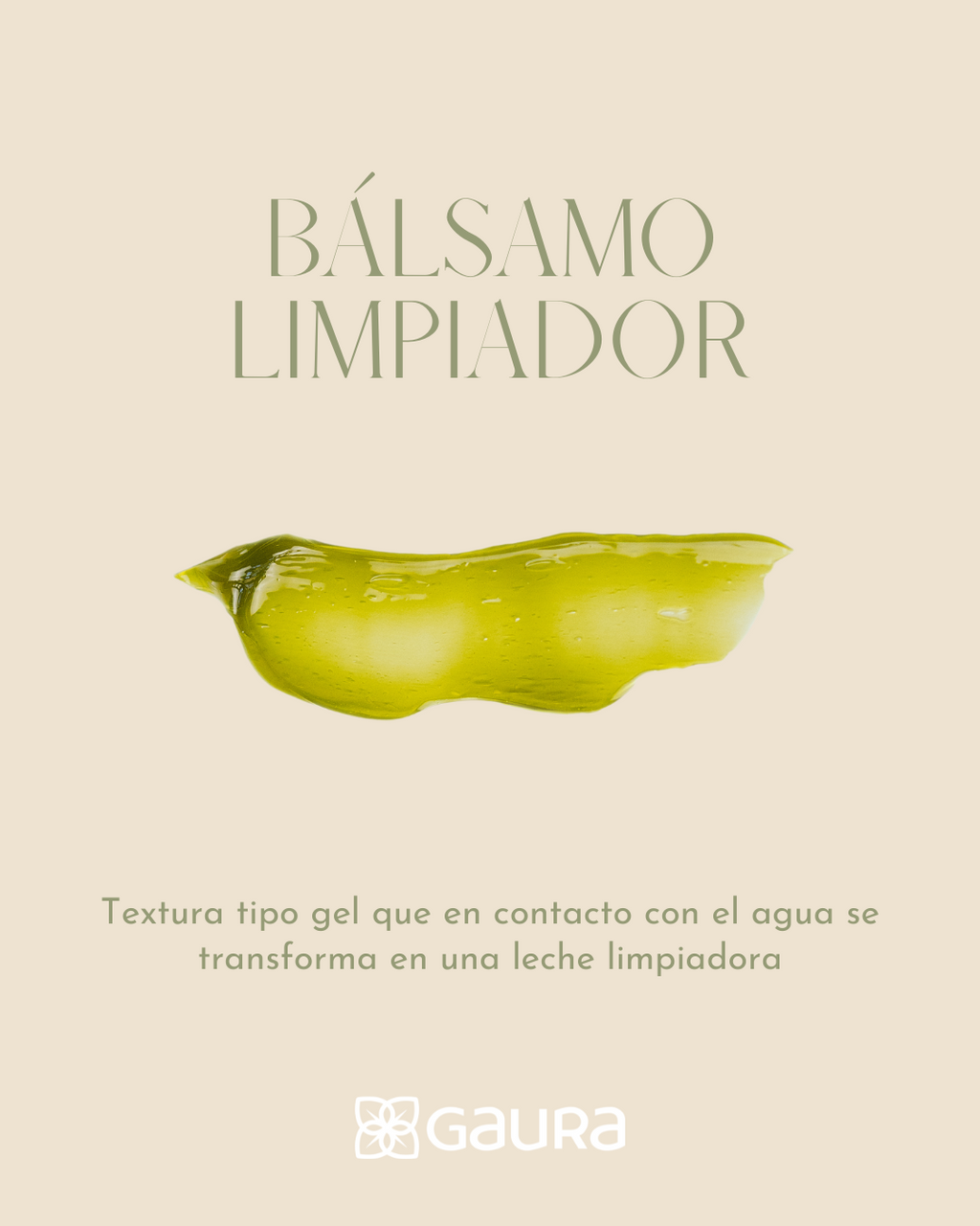Bálsamo Limpiador Facial - Textura sensorial tipo bálsamo-aceite