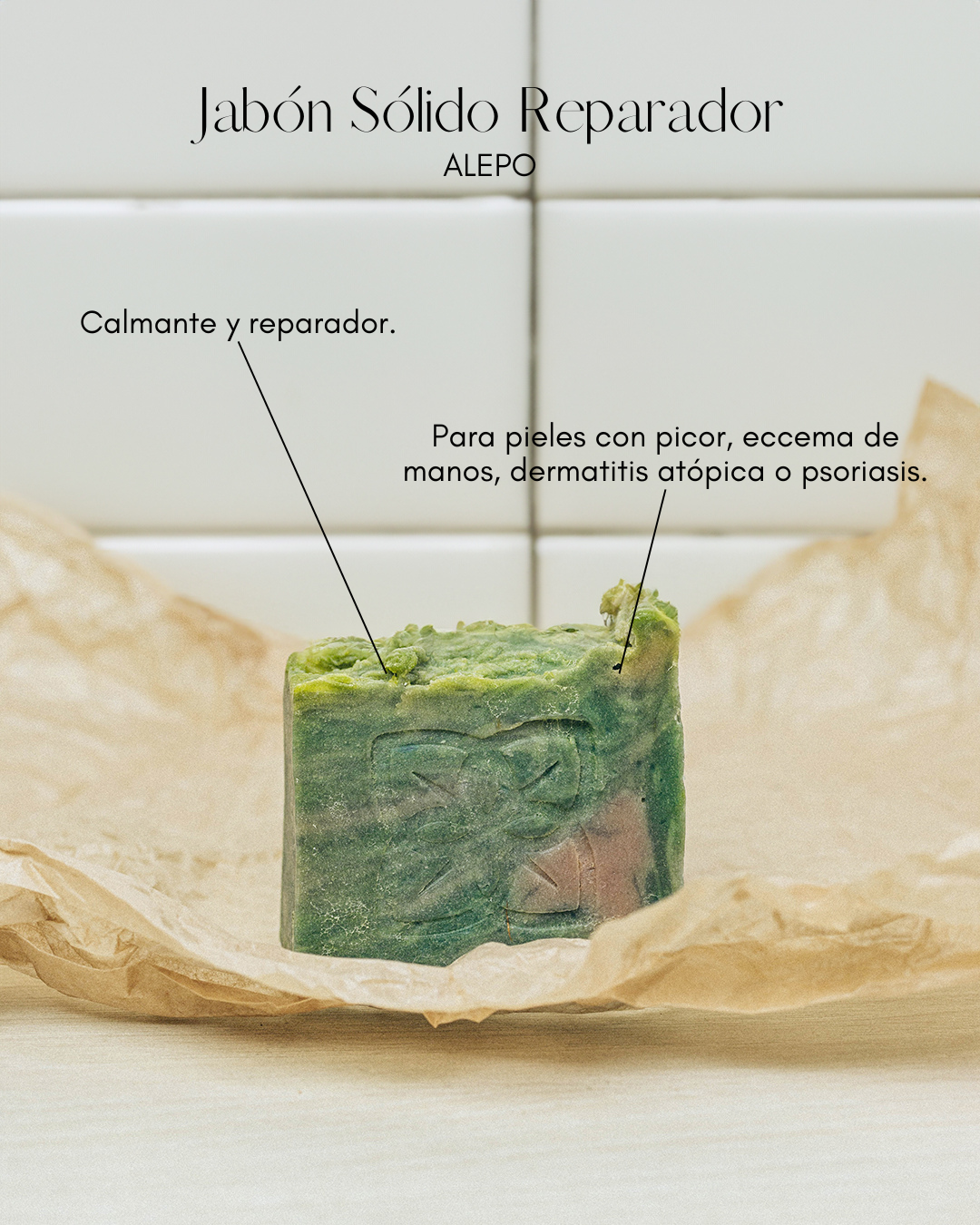 Jabón Sólido Reparador - Alepo